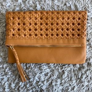Camel colored clutch/crossbody